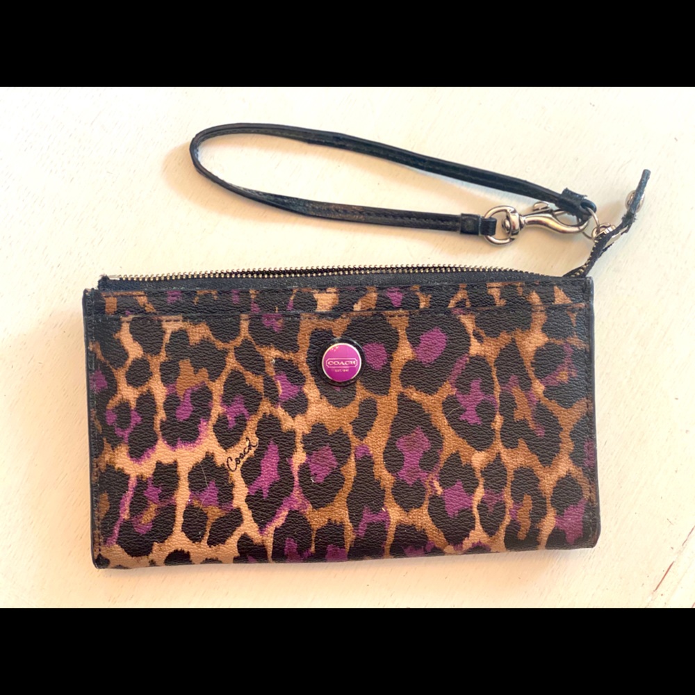 Coach clutch wallet
